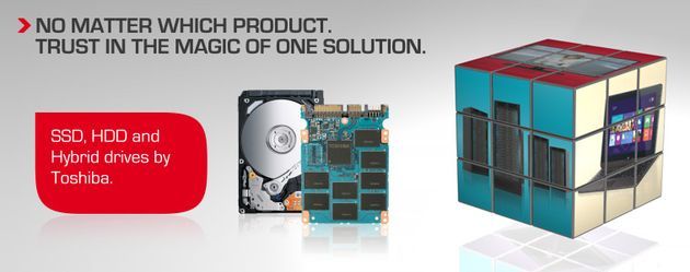 Toshiba dysk HDD SSD grafika