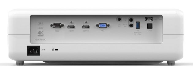 Optoma UHD40 tył złącza
