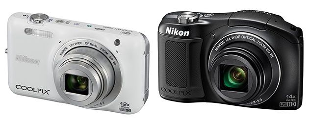Nikon S6600 i Nikon L620 kompakty