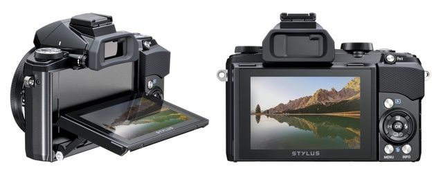 Olympus Stylus 1 ekran LCD