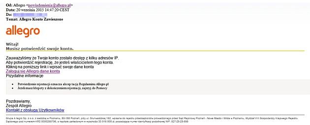 Bitdefender allegro spam