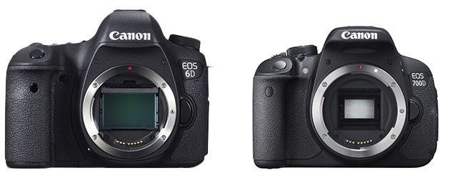 Canon EOS 6D i 700D