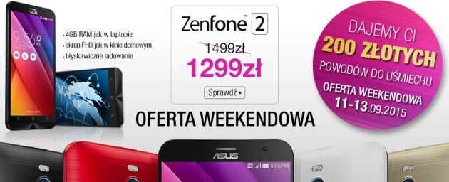 Asus ZenFone 2 promocja