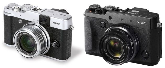 Fujifilm X30 X20 widok bok