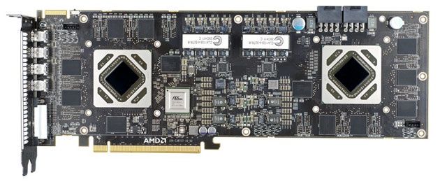 Płytka drukowana w AMD Radeon HD 7990
