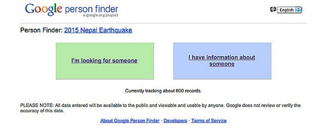 Google Person Finder