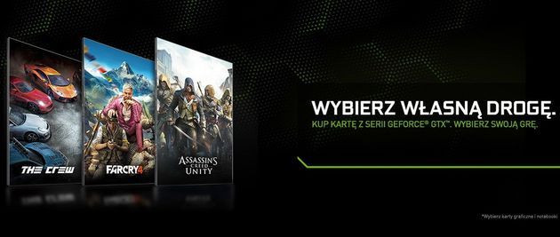 Nvidia - promocja Wybierz własną drogę
