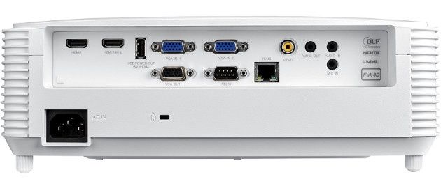 Optoma W318STe tył