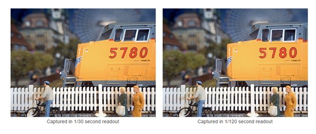 Eliminacja rolling shutter