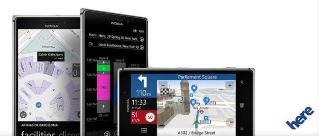 Nokia Here aplikacje