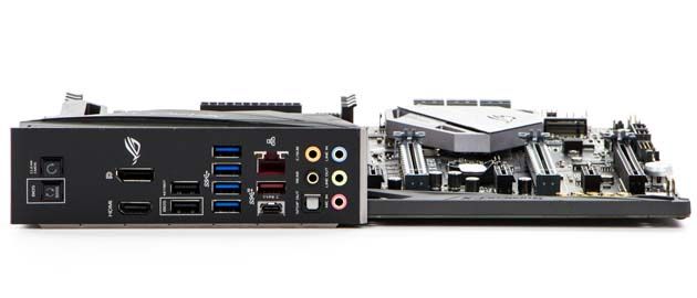 ASUS ROG MAXIMUS X HERO - tylny panel