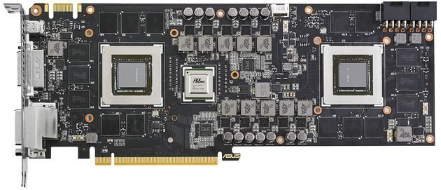 ASUS ROG MARS 760 karta graficzna zdjęcie płytka drukowana PCB