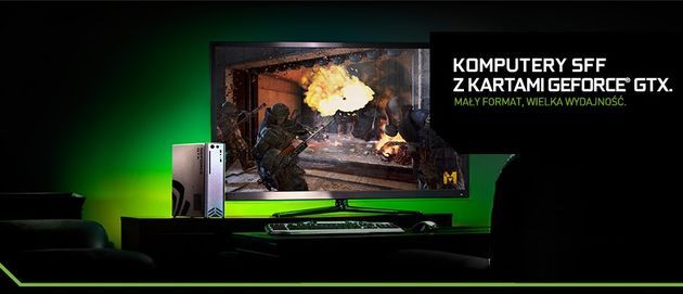 Nvidia komputery SFF Komputronik NTT System grafika