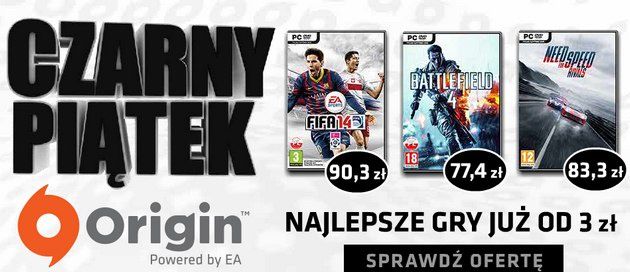 Origin Czarny Piątek