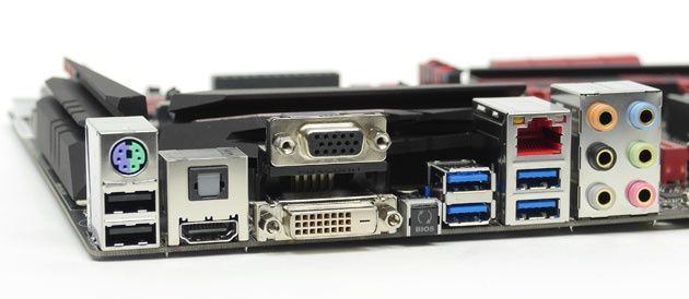 ASUS ROG Crossblade Ranger - tylny panel