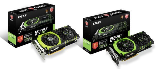 MSI GeForce GTX 960 Gaming 100ME i GTX 970 Gaming 100 ME karty graficzne
