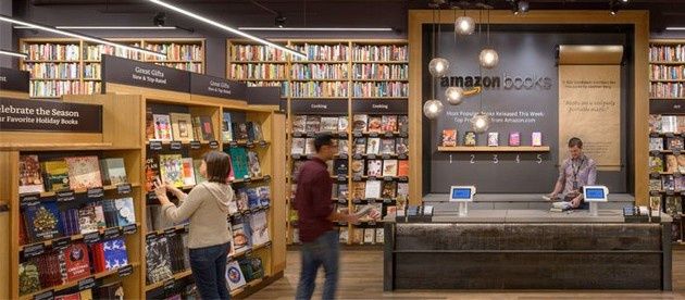 Amazon Books regały