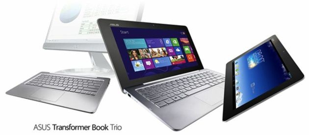 Asus Transformer Book Trio widok windows 8