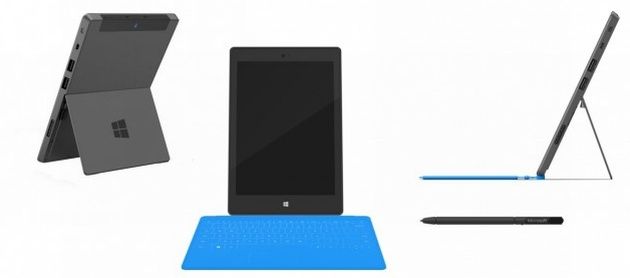 Microsoft Surface Mini tablet koncept