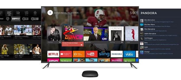 Xiaomi Mi Box menu