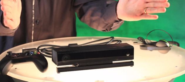 sensor kinect w unboxingu xbox one