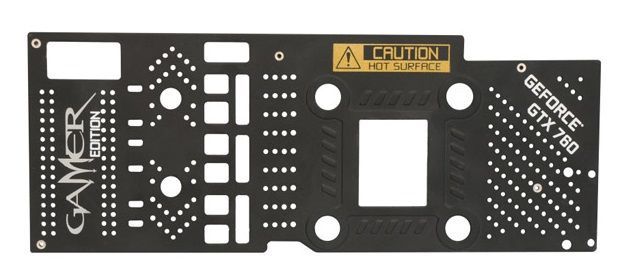 Galaxy GeForce Gamer backplate
