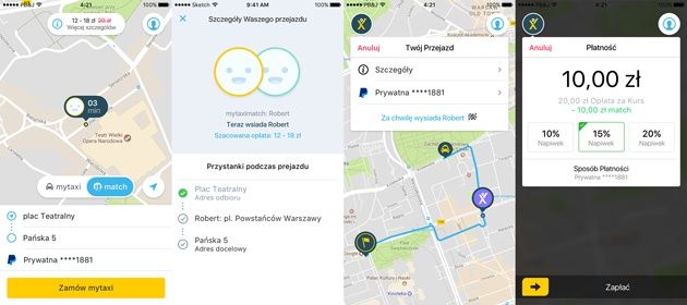mytaxi match