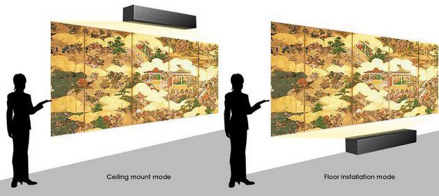 Sony VPL-GTZ1 projektor montaż