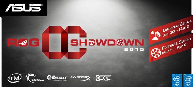 ASUS ROG OC Showdown 2015 - zawody w podkręcaniu logo