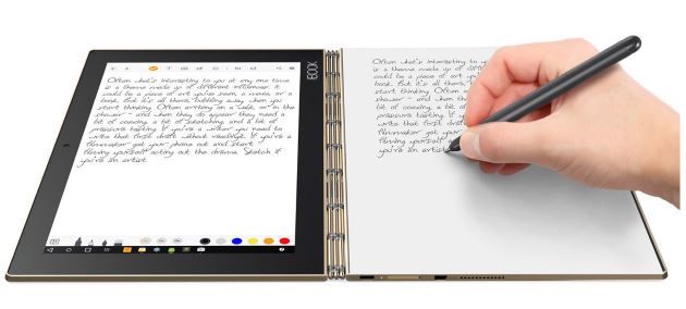 Lenovo Yoga Book tryb pisania