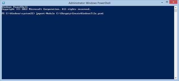 CreateWindowsTile.psm1