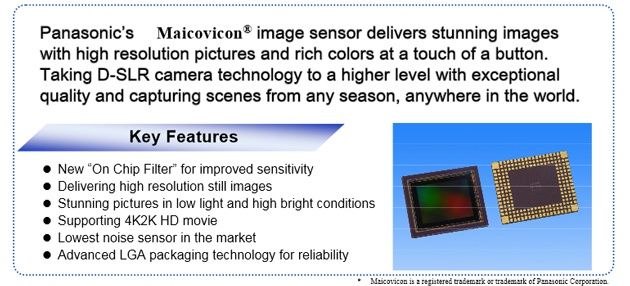 Panasonic MN34230PL sensor 4/3