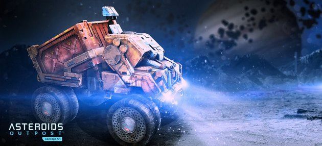 Asteroids: Outpost pojazd
