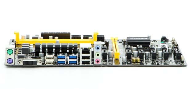 Biostar TB250-BTC PRO - tylny panel