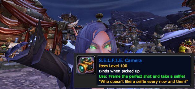 WoW selfie