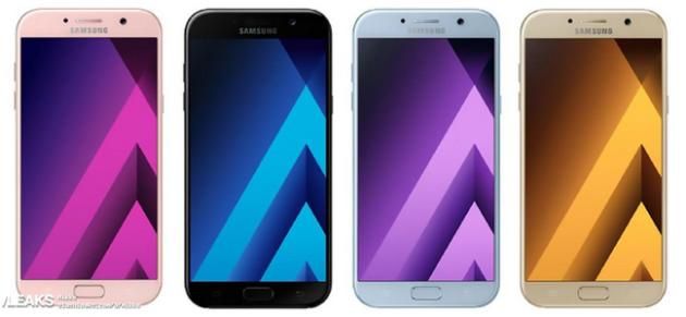 Galaxy A5 (2017) render