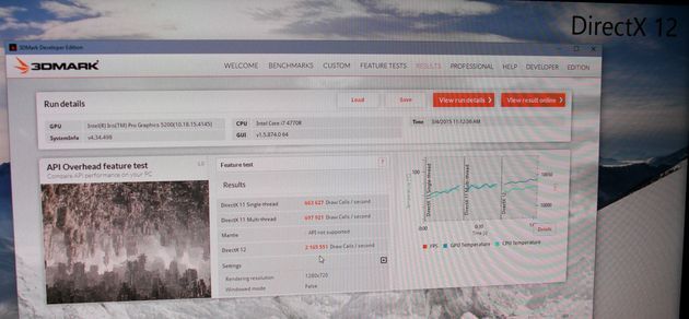 Futuremark 3DMark API Overhead - wydajność DirectX 11 i DirectX 12
