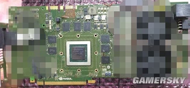 Nvidia GeForce GTX 880 karta graficzna awers laminatu