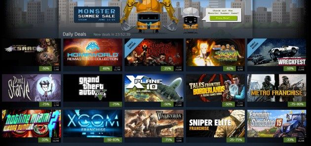 Steam rozpoczyna letnią wyprzedaż