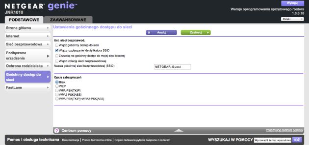 Netgear gościnny dostęp do sieci