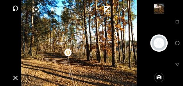 Motorola One tryb ręczny