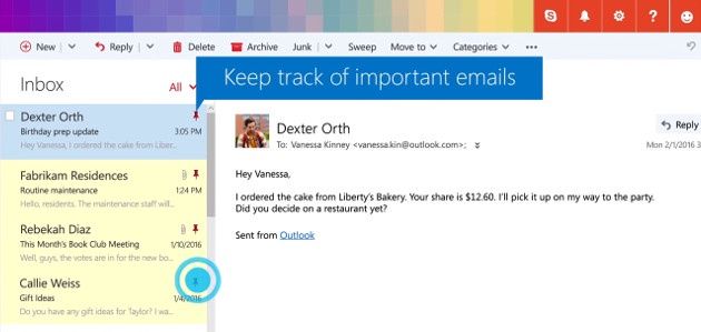 Outlook nowy interfejs