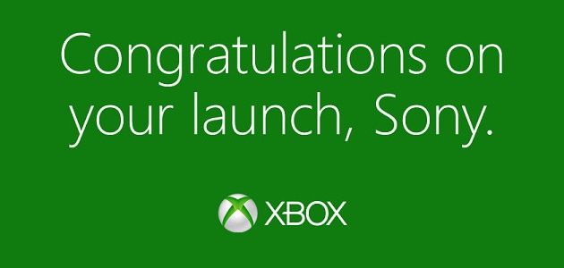 Xbox gratulacje premiera PS4