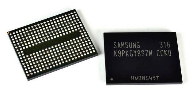 Samsung kości pamięci V-NAND zdjęcie
