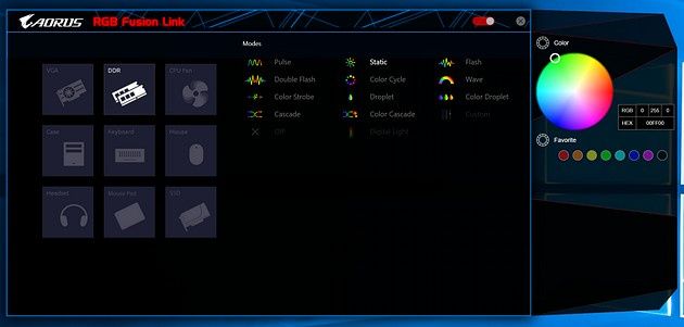 Oprogramowanie RGB Fusion Link