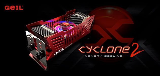GeIL Cyclone 2 chłodzenie pamięci RAM grafika