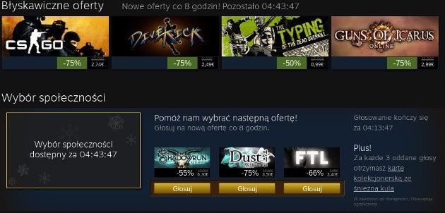 steam winter sale 2013 oferty błyskawiczne dzień 1