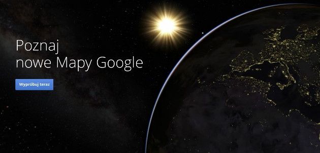 nowe mapy google start
