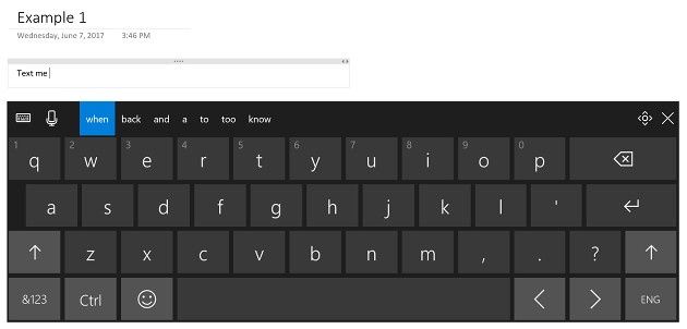 Windows 10 Fall klawiatura