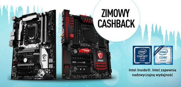 MSI promocja zimowy CashBack